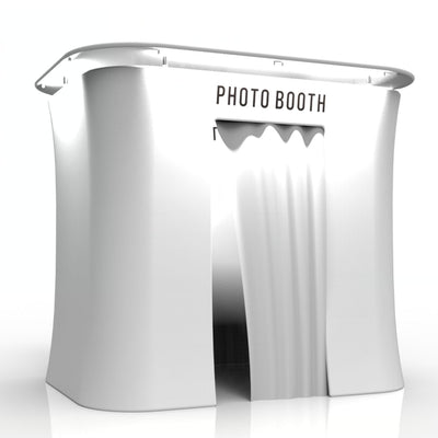 TENSION FABRIC PHOTO BOOTH ENCLOSURE WITH LED ROOF TOP