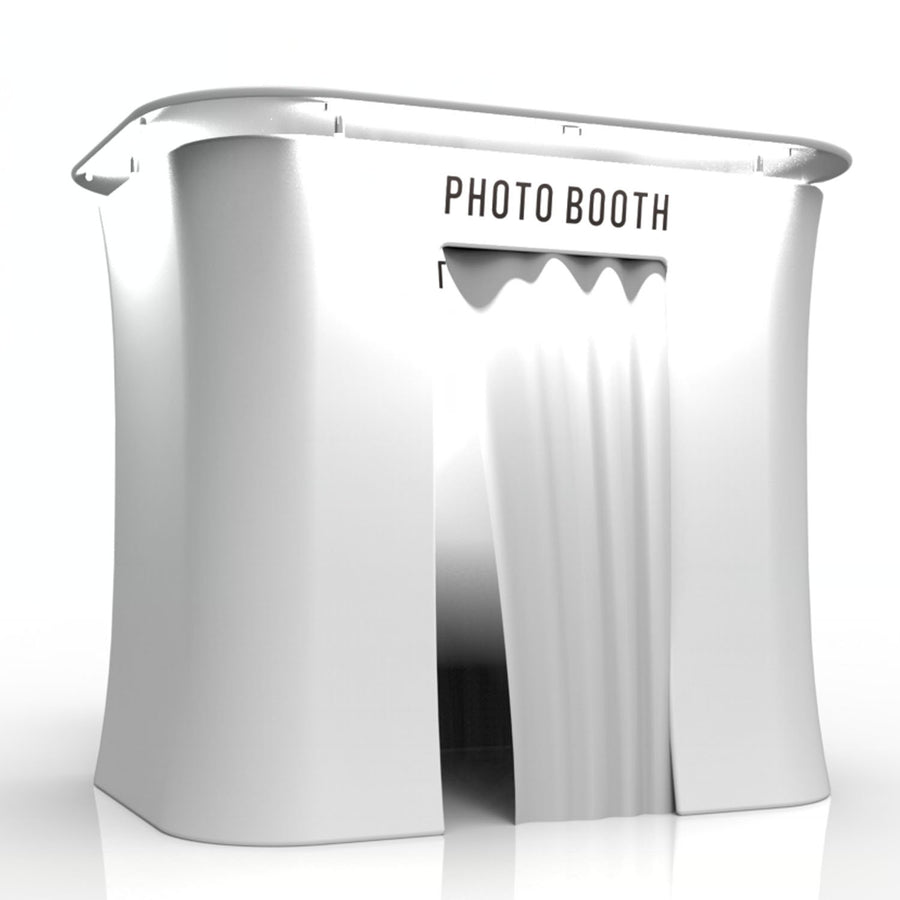 TENSION FABRIC PHOTO BOOTH ENCLOSURE WITH LED ROOF TOP